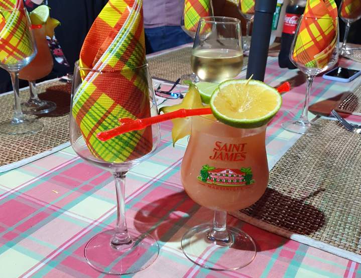 Cocktail planteur Martinique